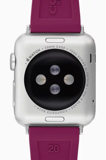 Signature C Apple Watch Strap in Silicone