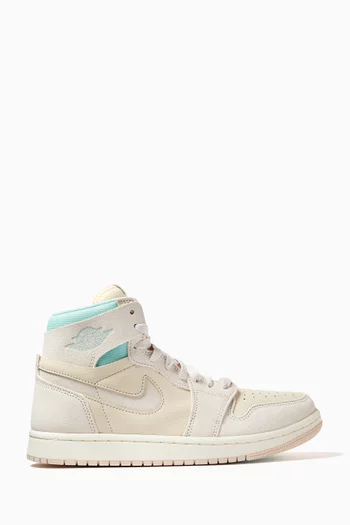 Air Jordan 1 Zoom Sneakers in Leather