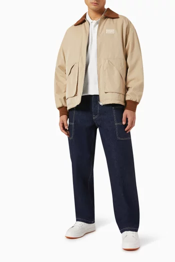 Boke Flower Polo Shirt in Cotton-piqué