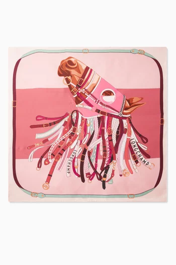 Tête de cheval Scarf in Silk
