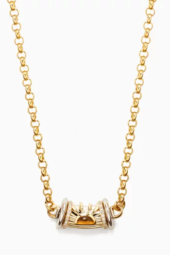 قلادة وريور داون ذهب أصفر عيار 18