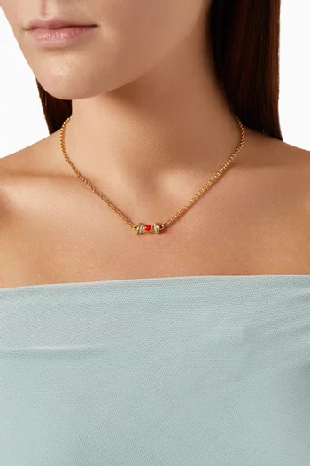 قلادة وريور فينوس ذهب أصفر عيار 18