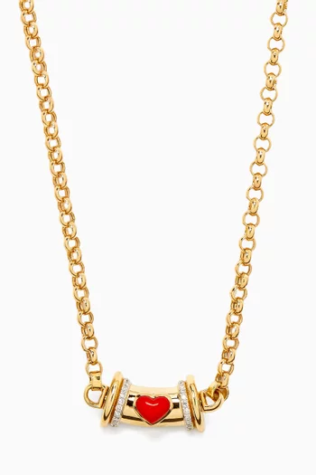 قلادة وريور فينوس ذهب أصفر عيار 18