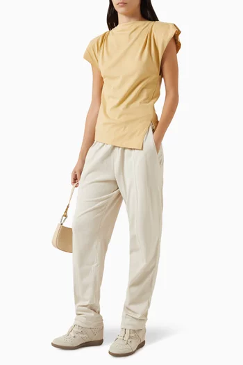 Sebani Asymmetric T-shirt in Organic Cotton