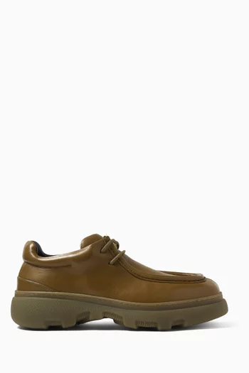 Creeper Lace-up Shoes in Nubuck