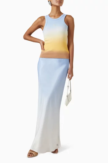 Salt Maxi Skirt in Cupro Blend