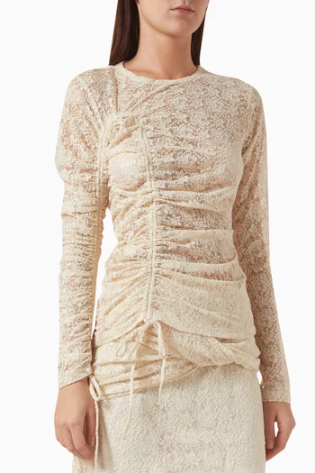 Lola Sheer Top in Lace