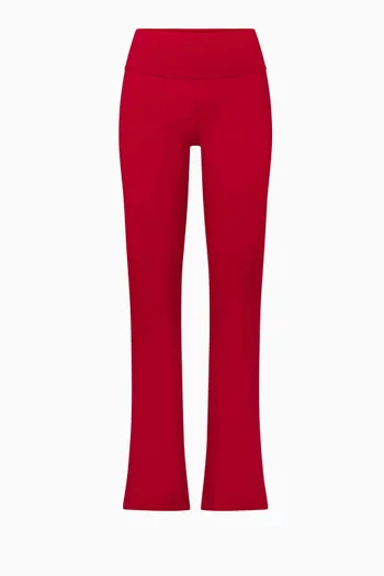 Cotton Jersey Foldover Pants