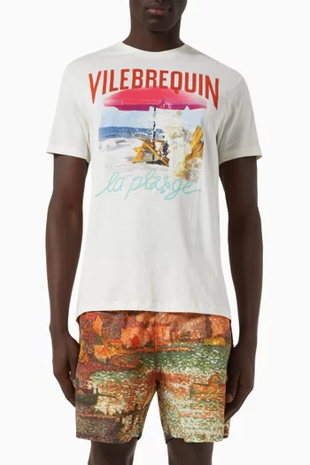 Logo-print T-shirt in Cotton
