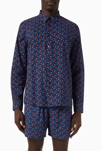 Printed Shirt in Organic Cotton