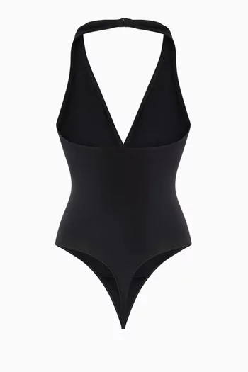 Seamless Sculpt Plunge Thong Bodysuit