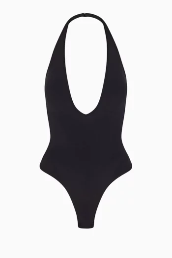 Seamless Sculpt Plunge Thong Bodysuit