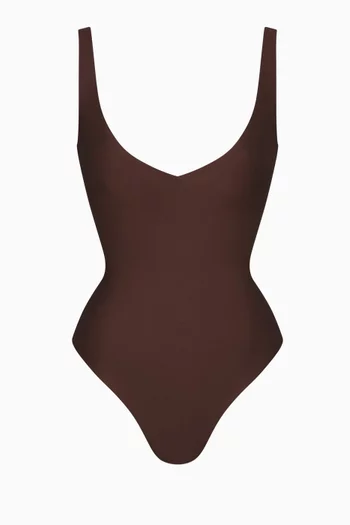 Body Plunge Thong Bodysuit