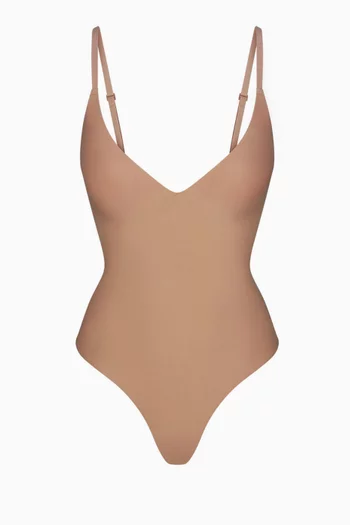 Body Push-up Thong Bodysuit