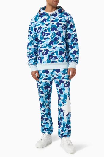 Camo Shark Half-zip Hoodie in Cotton