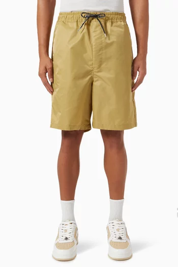 Ape Head Logo Shorts in Nylon Twill