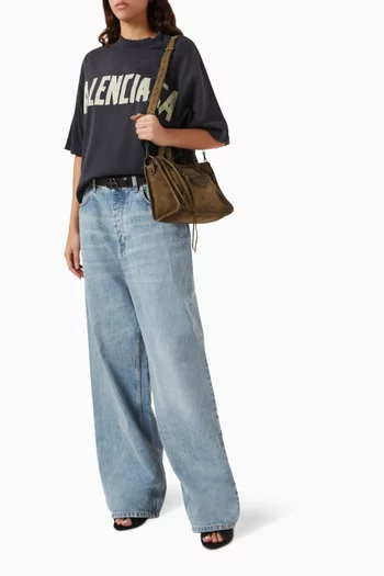 Unisex Baggy Jeans in Denim