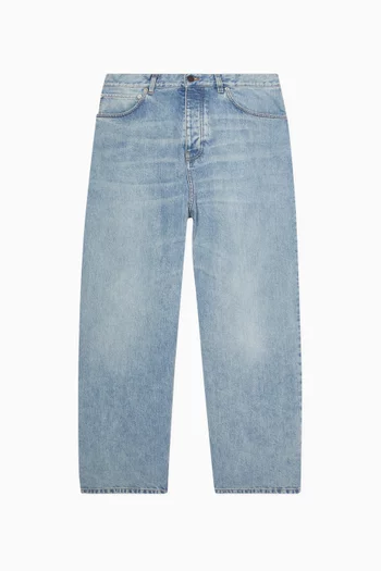 Unisex Baggy Jeans in Denim