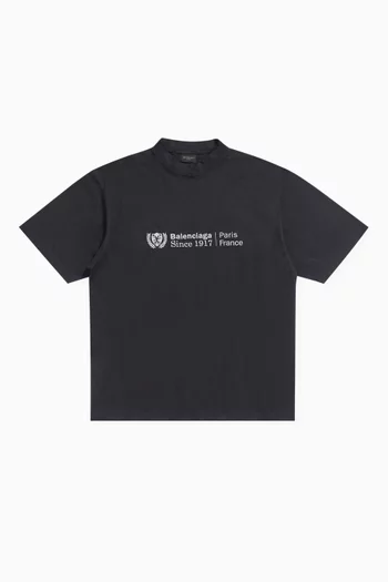 Unisex Institutional Medium-fit T-shirt in Cotton