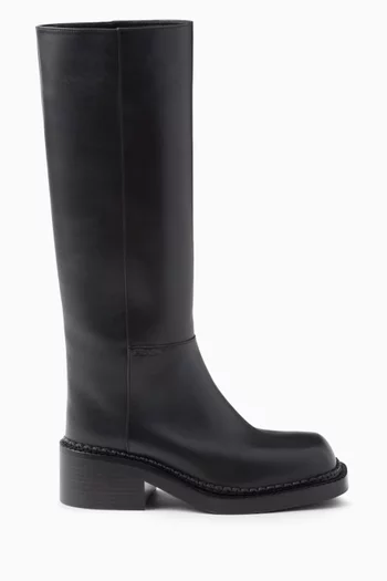Stivali Knee-high Boots in Vitello Leather