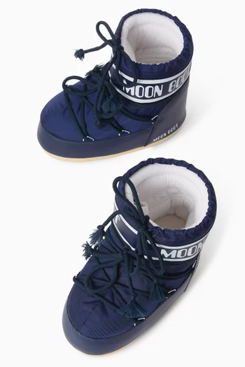 حذاء بوت ايكون بطول الكاحل نايلون