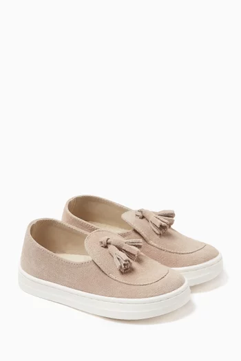 Tassel Loafers in Suede
