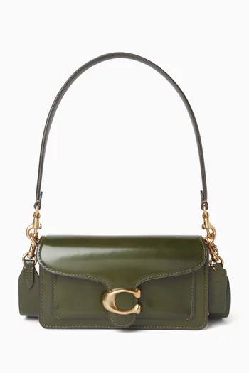 حقيبة كتف تابي 20 جلد لامع