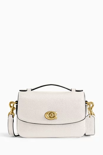 Cassie 17 Crossbody Bag in Pebbled Leather