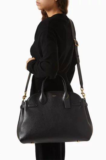 Soft Empire Carryall Bag in Grained Leather