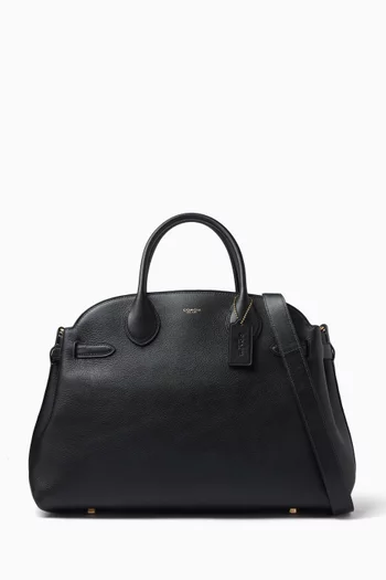 Soft Empire Carryall Bag in Grained Leather