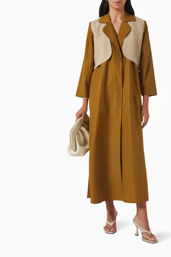 Two-tone Jacket Abaya