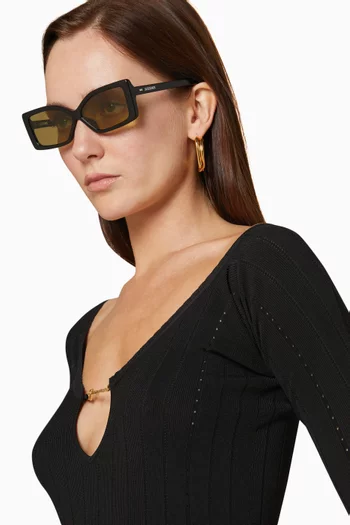 Les Lunettes Spiaggia Sunglasses in Acetate