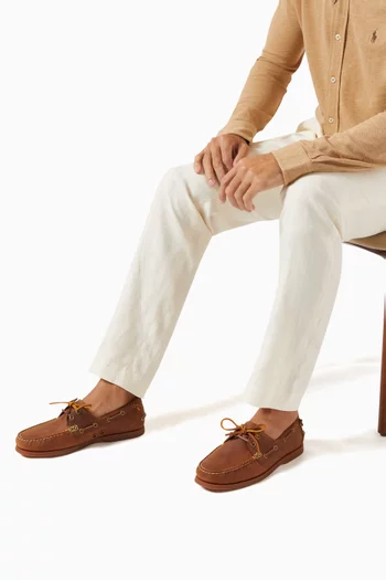 Merton Boat Loafers in Leather