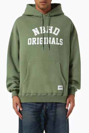 Logo Basic Hoodie in Cotton