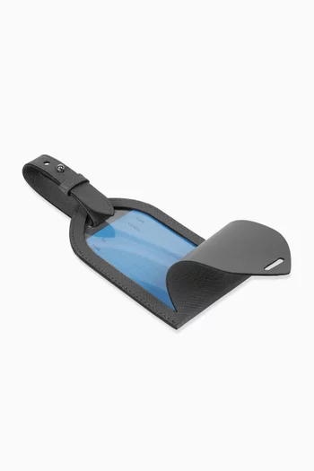 Panama Luggage Tag in Crossgrain Leather