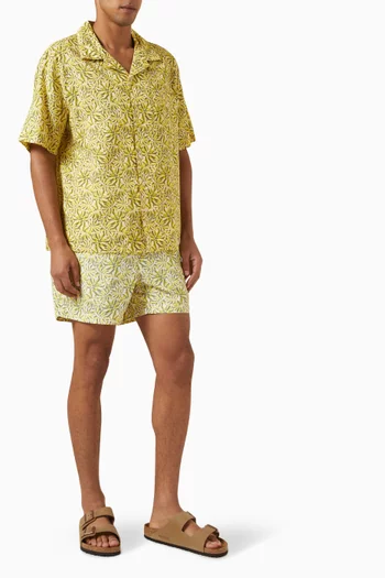 Air Convertible Vacation Shirt in Linen-blend