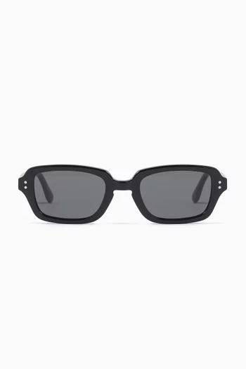 Hugo Rectangular Sunglasses in Acetate