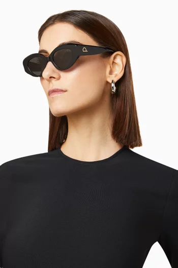 Petra Cat-eye Sunglasses in Acetate