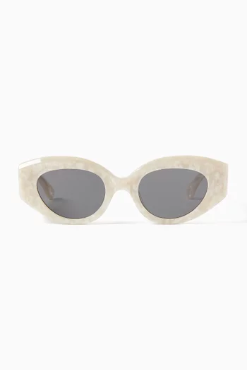 Petra Cat-eye Sunglasses in Acetate