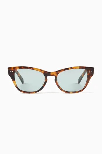 FF Square Frame Sunglasses in Acetate