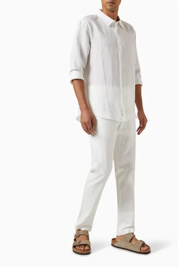 Air Shirt in Linen-blend