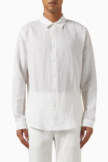 Air Shirt in Linen-blend