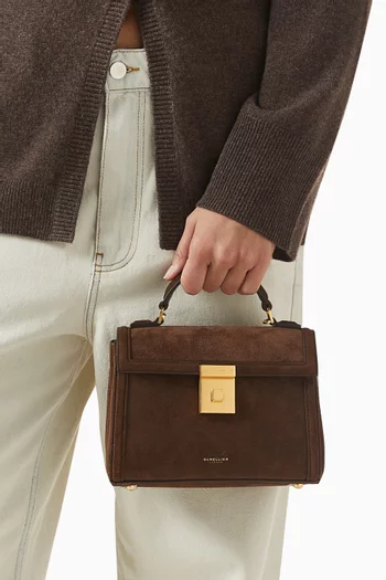 حقيبة باريس بيد علوية شمواه وجلد