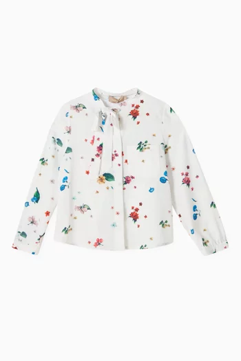 Floral-print Shirt