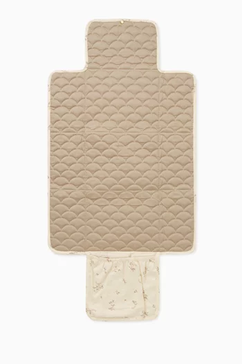 Quilted Changing Mat in Organic Cotton