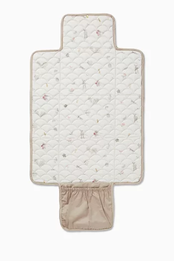 Quilted Changing Mat in Organic Cotton