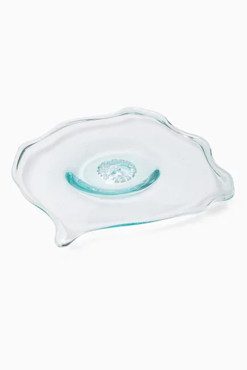 Small Pond Plate in Recycled Glass