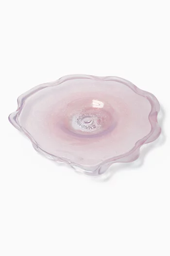 Small Pond Plate in Recycled Glass