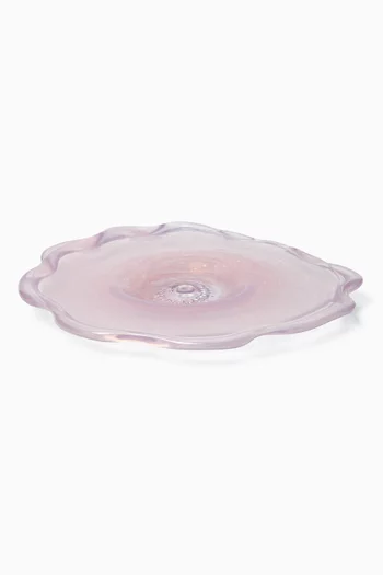 Small Pond Plate in Recycled Glass