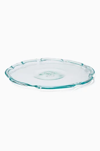 Large Pond Plate in Recycled Glass
